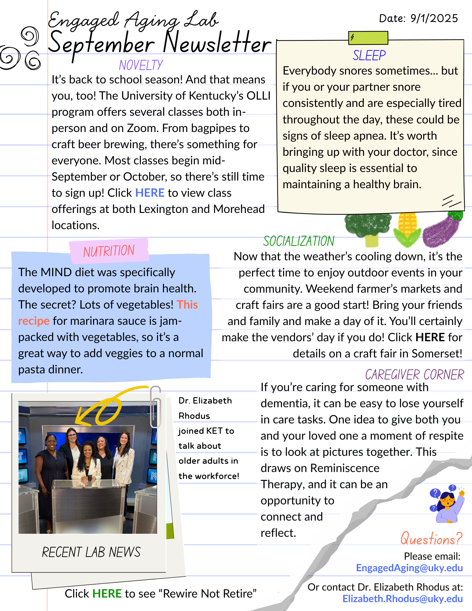 September 2025 Newsletter image