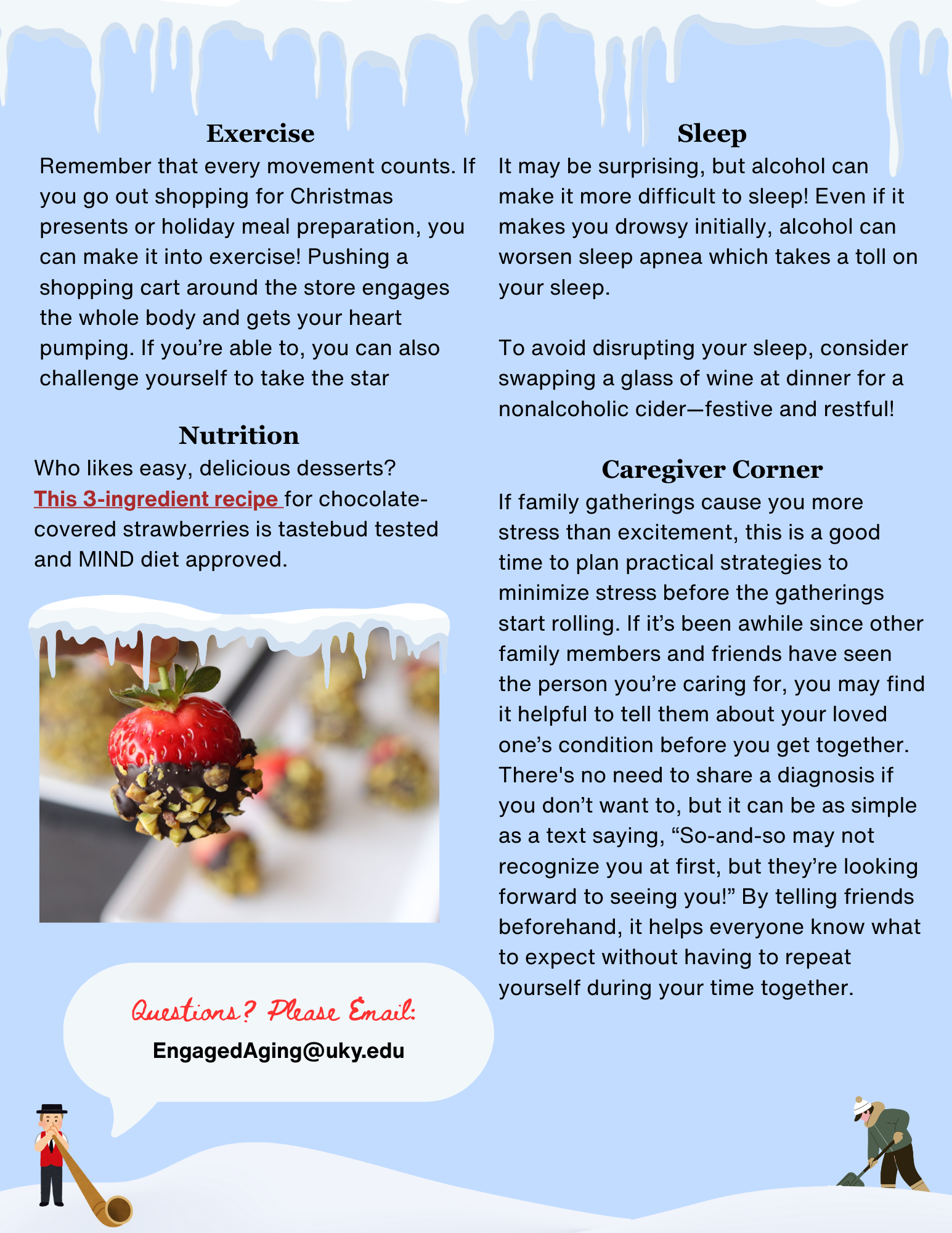 second page of December 2026 Newsletter